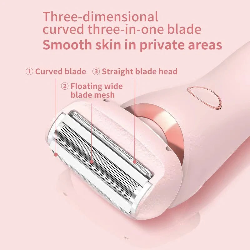 Versatile Rechargeable Grooming Tool for Women