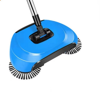All-in-One Stainless Steel Cleaning Broom with Scraper and Dustpan