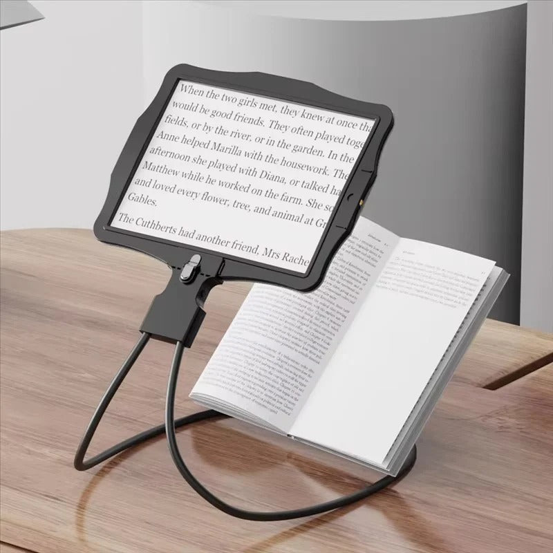 Ergonomic LED Magnifying Tool with Interchangeable Zoom Lens