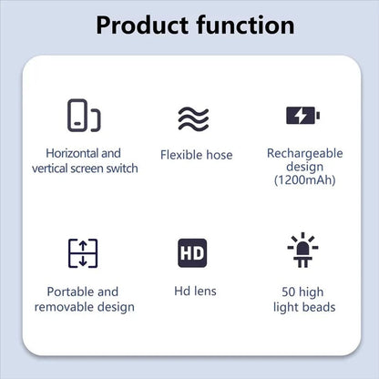 Ergonomic LED Magnifying Tool with Interchangeable Zoom Lens