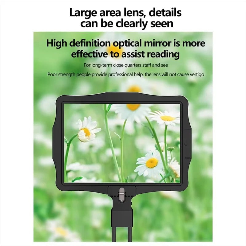 Ergonomic LED Magnifying Tool with Interchangeable Zoom Lens