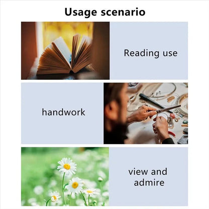 Ergonomic LED Magnifying Tool with Interchangeable Zoom Lens