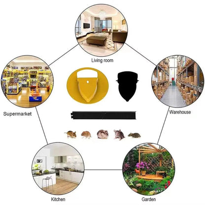 Self-Resetting Rodent Trap for Effortless Indoor and Outdoor Use