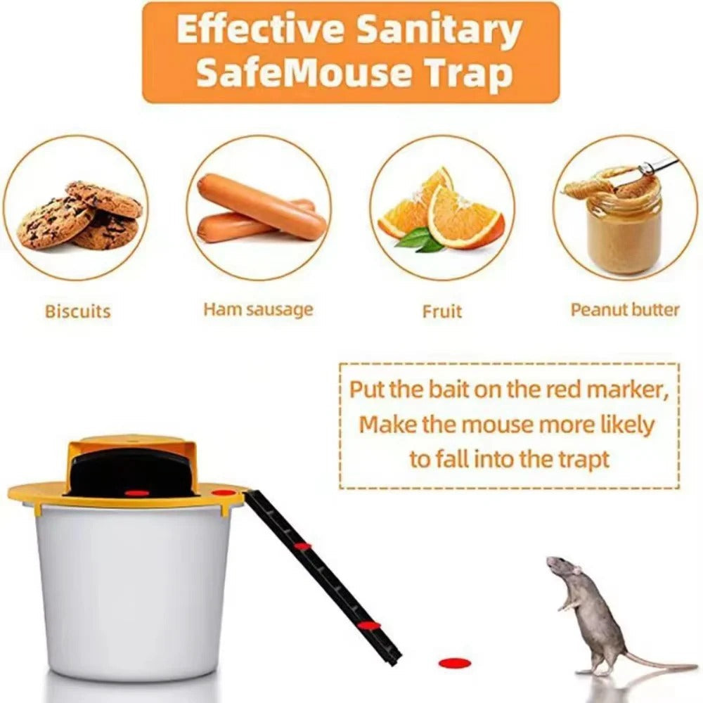 Self-Resetting Rodent Trap for Effortless Indoor and Outdoor Use