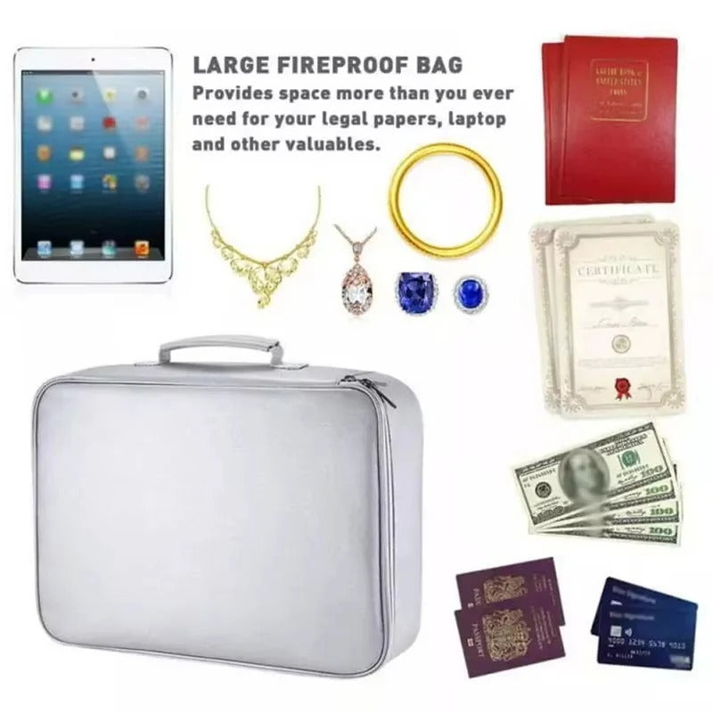 Versatile Travel Document Organizer with Secure Closure