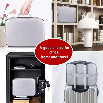 Versatile Travel Document Organizer with Secure Closure
