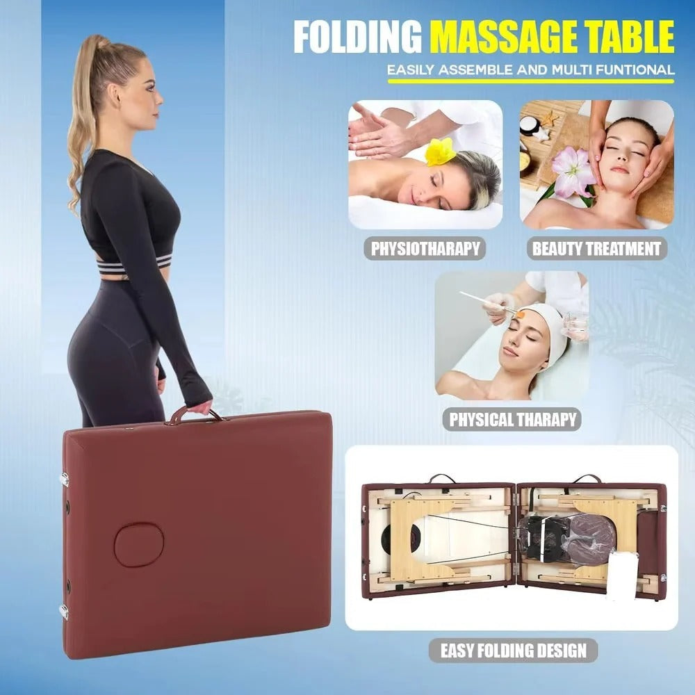 Lightweight Portable Massage Table with Convenient Carry Bag