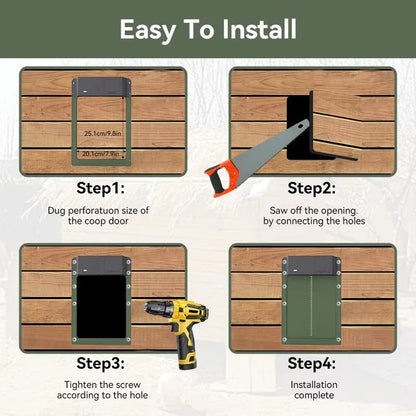 Smart Automatic Chicken Coop Door with Light Sensor Technology