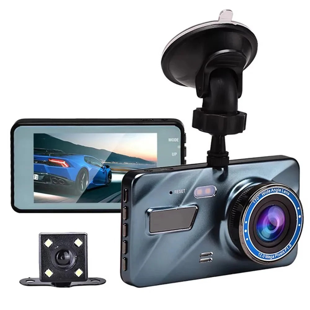 Smart Dual Lens Car Camera with 1080P Night Vision & Looping
