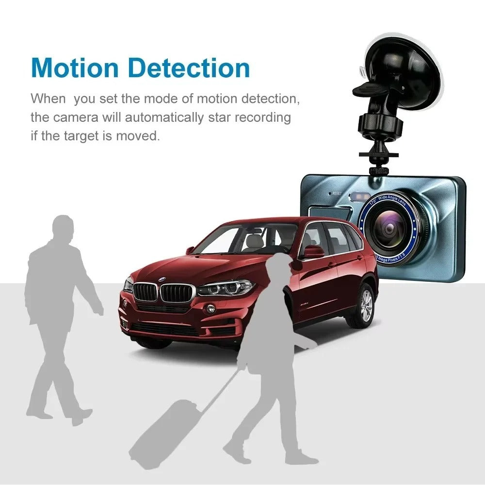 Smart Dual Lens Car Camera with 1080P Night Vision & Looping