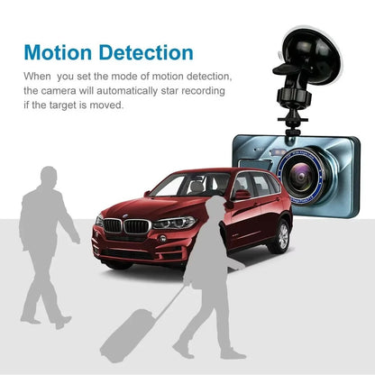 Smart Dual Lens Car Camera with 1080P Night Vision & Looping