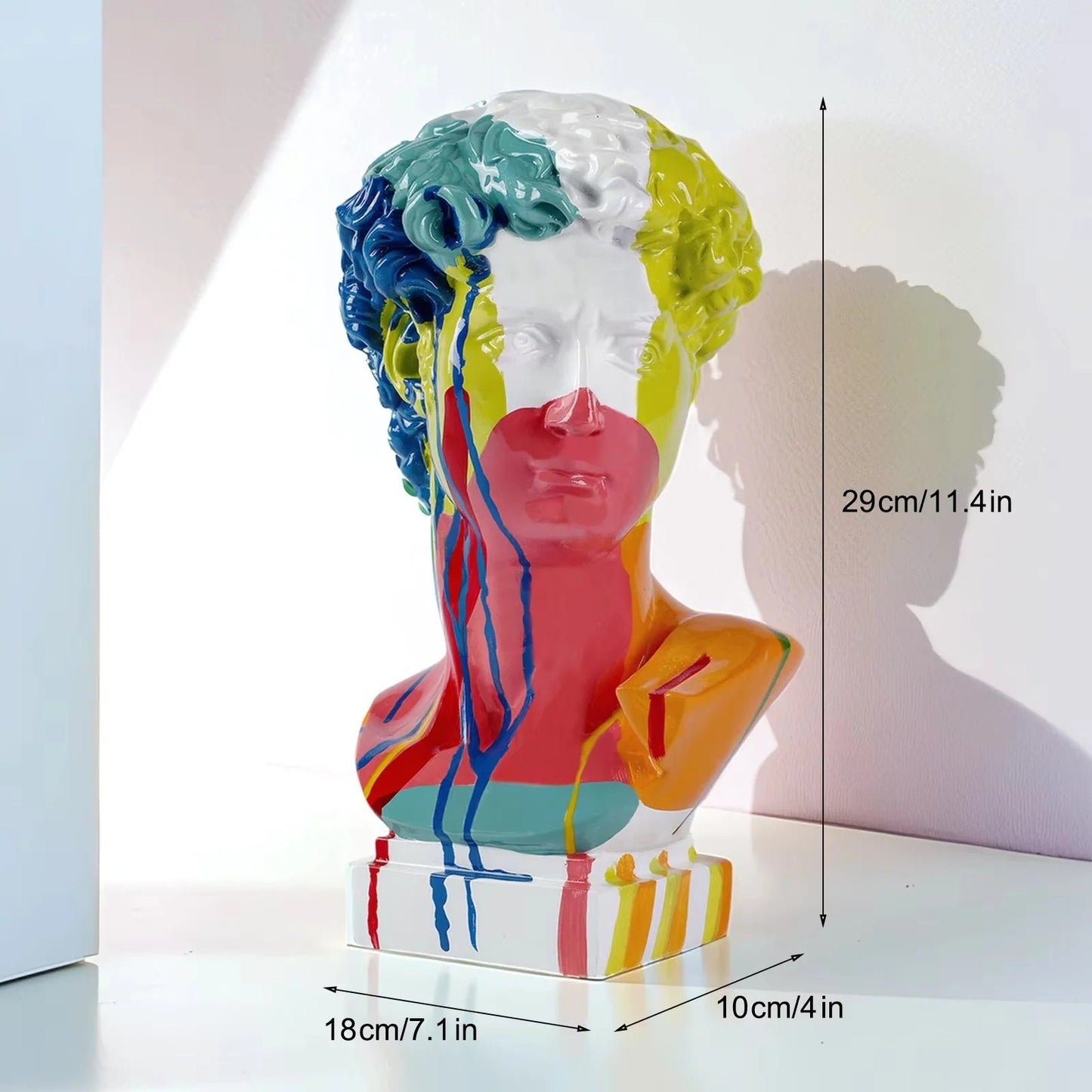 Sophisticated Resin Bust Sculpture for All Settings