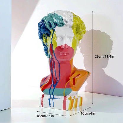 Sophisticated Resin Bust Sculpture for All Settings