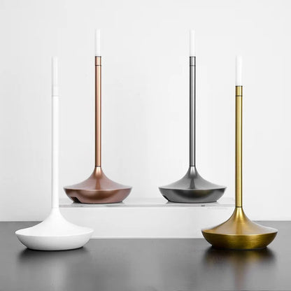 Portable LED Table Lamp with Rechargeable Battery and Elegant Design