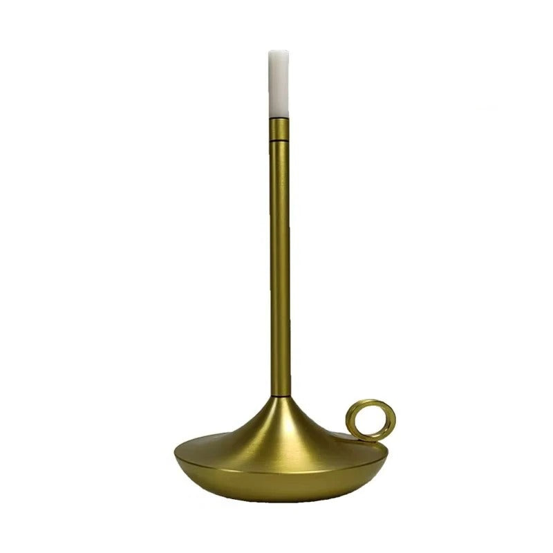 Portable LED Table Lamp with Rechargeable Battery and Elegant Design
