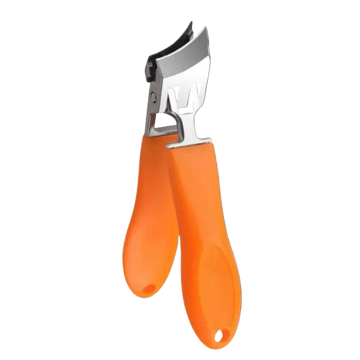 Ergonomic Wide-Jaw Nail Clipper with Precision Blade