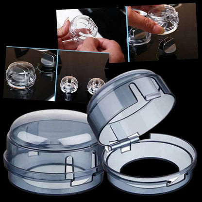 Childproof Stove Knob Shields for Gas Ranges, Set of 4