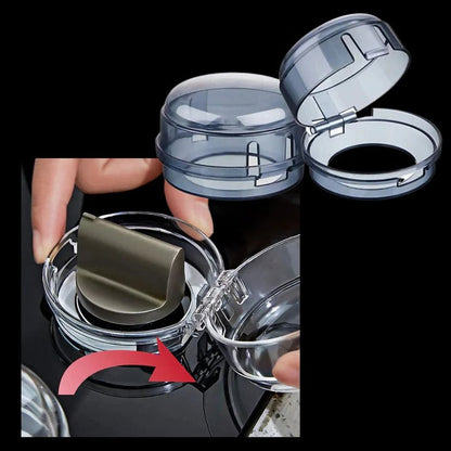 Childproof Stove Knob Shields for Gas Ranges, Set of 4