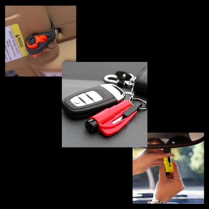Essential 2-in-1 Vehicle Safety Tool with Glass Breaker and Belt Cutter