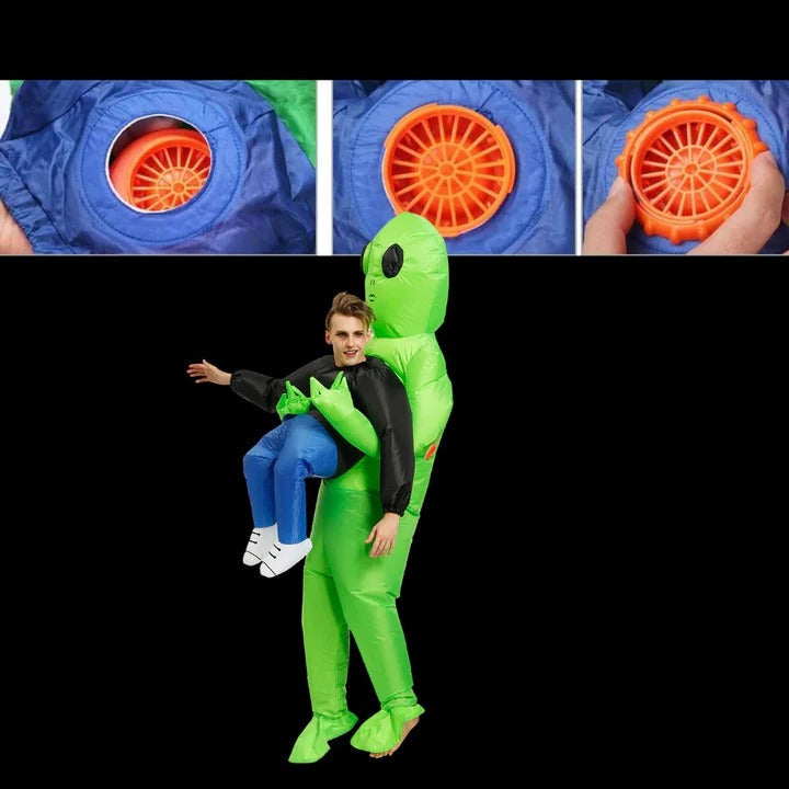 Galactic Adventure Inflatable Costume for Kids with Easy Storage