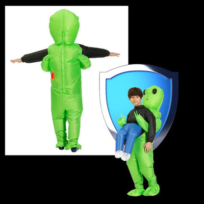 Galactic Adventure Inflatable Costume for Kids with Easy Storage