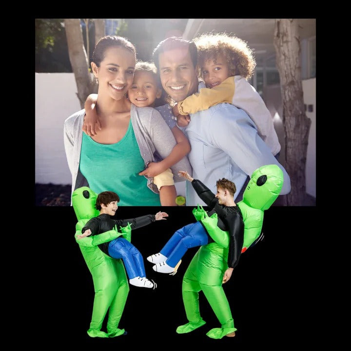 Galactic Adventure Inflatable Costume for Kids with Easy Storage
