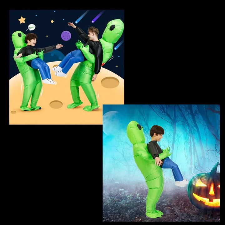 Galactic Adventure Inflatable Costume for Kids with Easy Storage