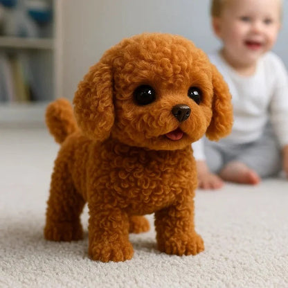 Interactive Cuddly Puppy with Sounds and Motion Features
