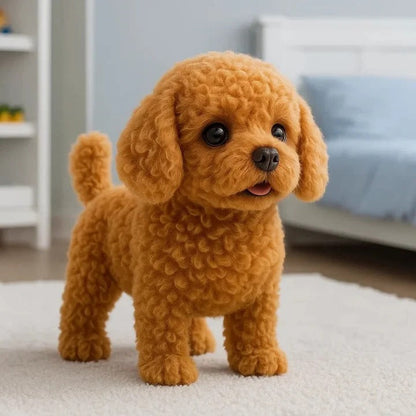 Interactive Cuddly Puppy with Sounds and Motion Features