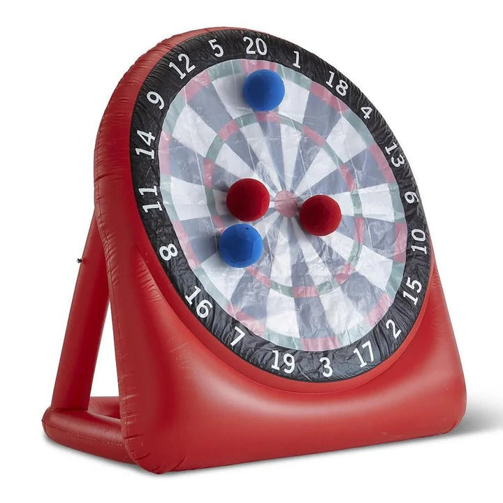 Giant Inflatable Dart Soccer Game with Pump and Carry Bag