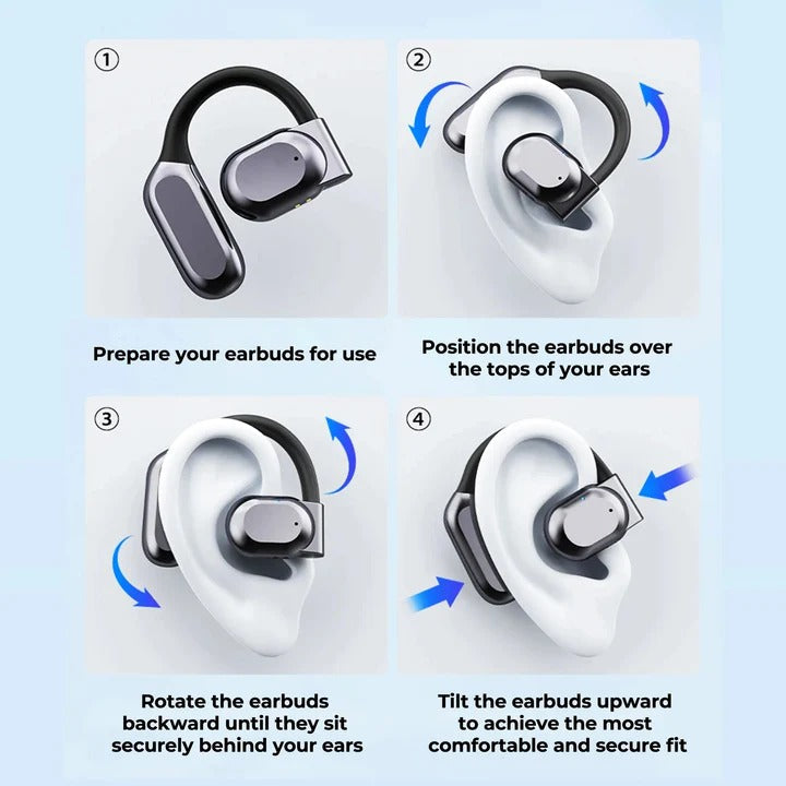 Smart Translation Earbuds with Bluetooth and Charging Case