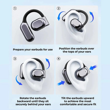 Smart Translation Earbuds with Bluetooth and Charging Case