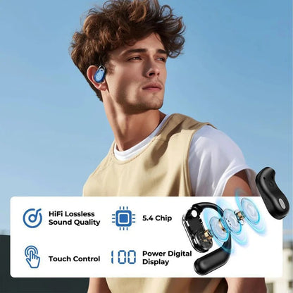 Smart Translation Earbuds with Bluetooth and Charging Case