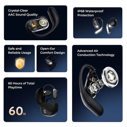 Smart Translation Earbuds with Bluetooth and Charging Case
