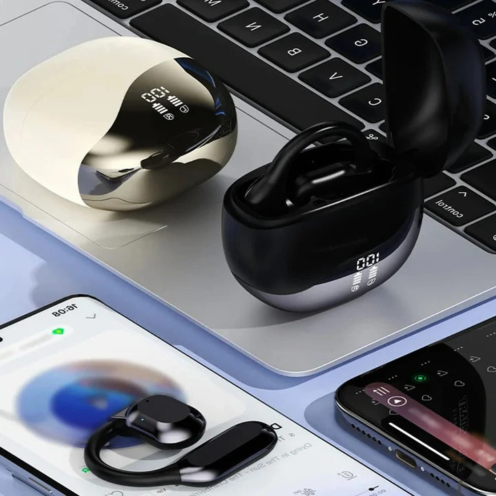 Smart Translation Earbuds with Bluetooth and Charging Case