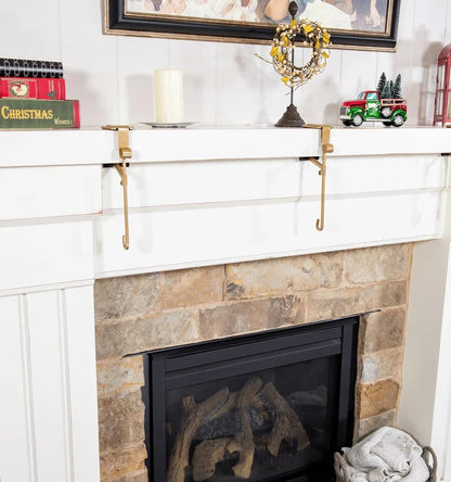 Versatile Mantle Hanger for Stockings and Garlands