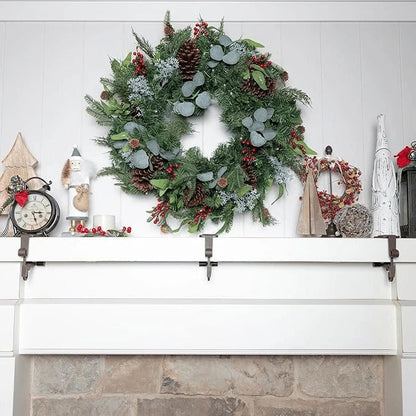 Versatile Mantle Hanger for Stockings and Garlands