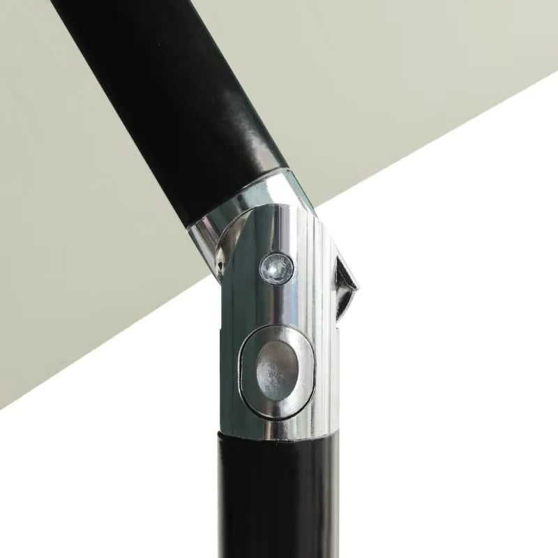 Adjustable Tilt Patio Umbrella with 3-Tier Canopy Design