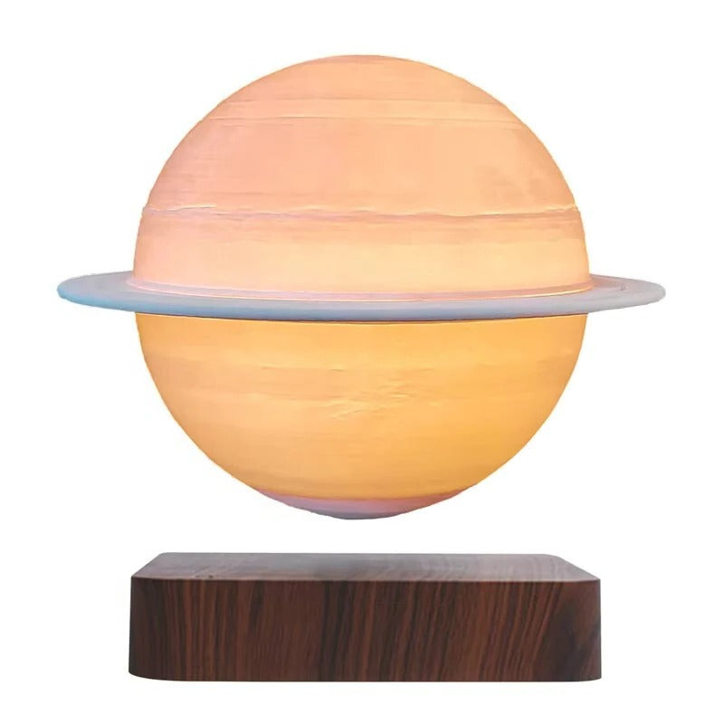 Mesmerizing Floating Cosmic Sphere with Magnetic Base and LED Glow