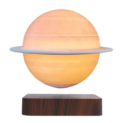 Mesmerizing Floating Cosmic Sphere with Magnetic Base and LED Glow