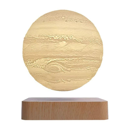 Mesmerizing Floating Cosmic Sphere with Magnetic Base and LED Glow