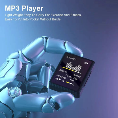 Compact Bluetooth Music Player with LED Display & Video Playback