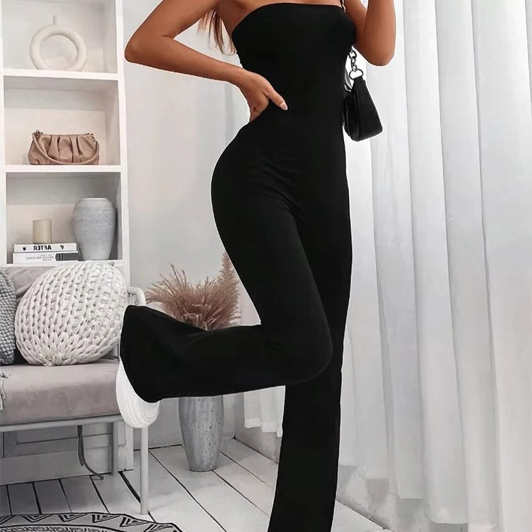 Effortlessly Chic Adjustable Waist Flared Pants for Women