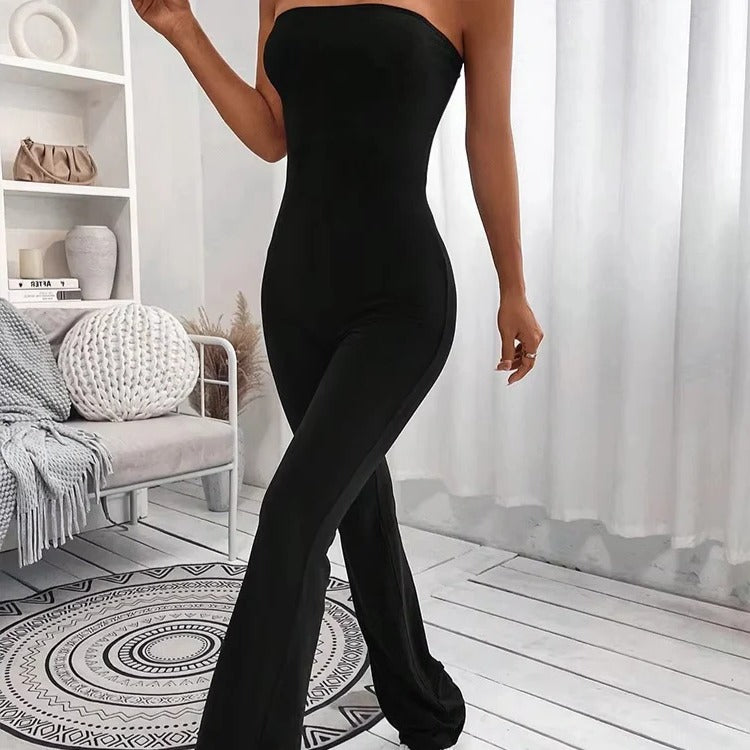 Effortlessly Chic Adjustable Waist Flared Pants for Women