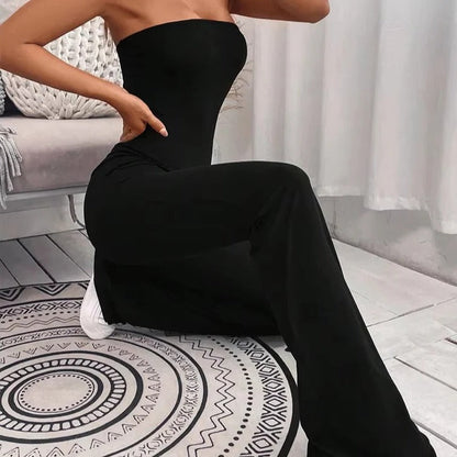 Effortlessly Chic Adjustable Waist Flared Pants for Women