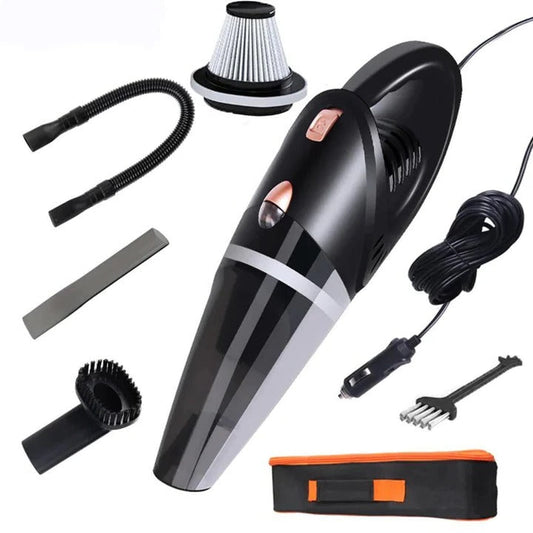 Compact Car Vacuum with 16 Ft Cord and Reusable Filter