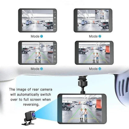 Comprehensive Dual Camera Recorder with 1080P Clarity and 4" Display