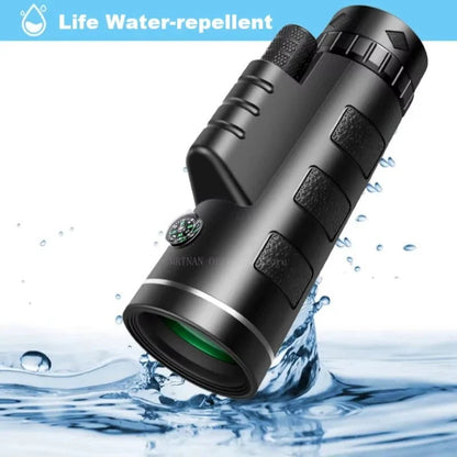 Versatile Monocular Telescope for Nature Lovers, 40x60 Zoom with Smartphone Adapter