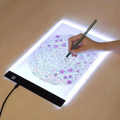 Portable LED Light Tracing Pad with Adjustable Brightness