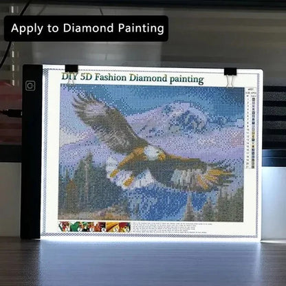 Portable LED Light Tracing Pad with Adjustable Brightness